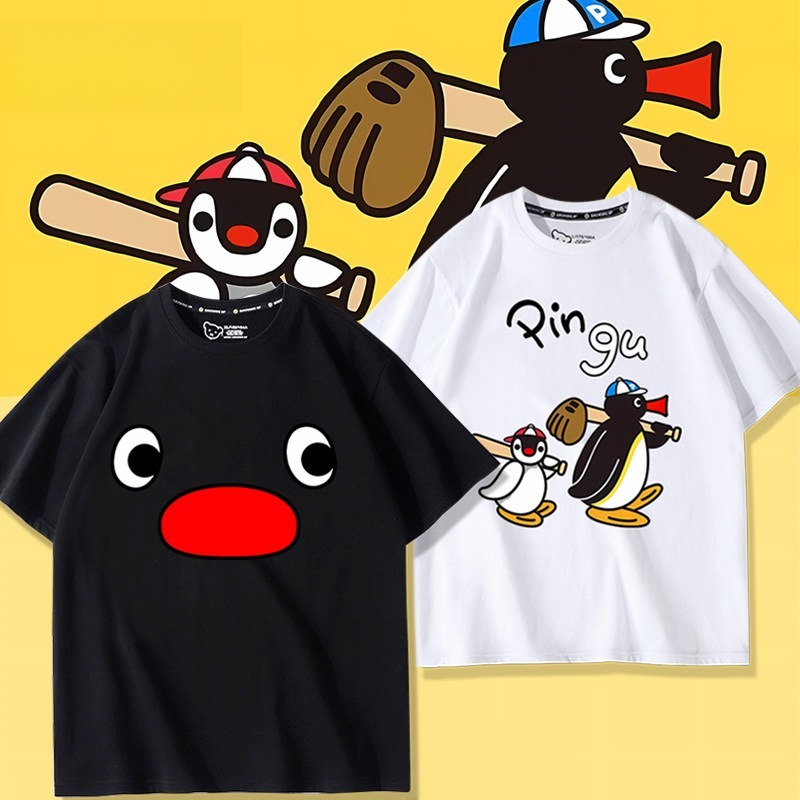 Pingu企鵝家族周邊 印花短袖T恤