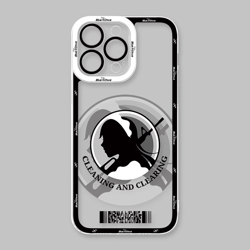 蘋果 系列蔚藍檔案天使眼透明防摔軟殼