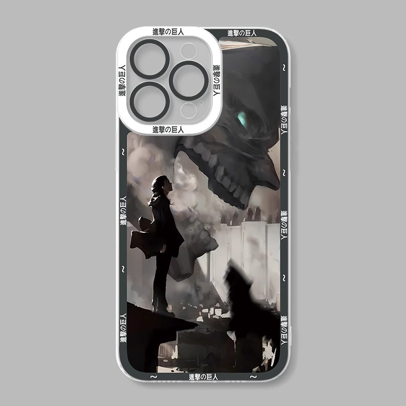 蘋果 系列進擊的巨人天使眼透明防摔軟殼