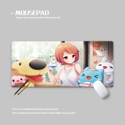 貓貓蟲 主題桌墊 布質滑鼠墊