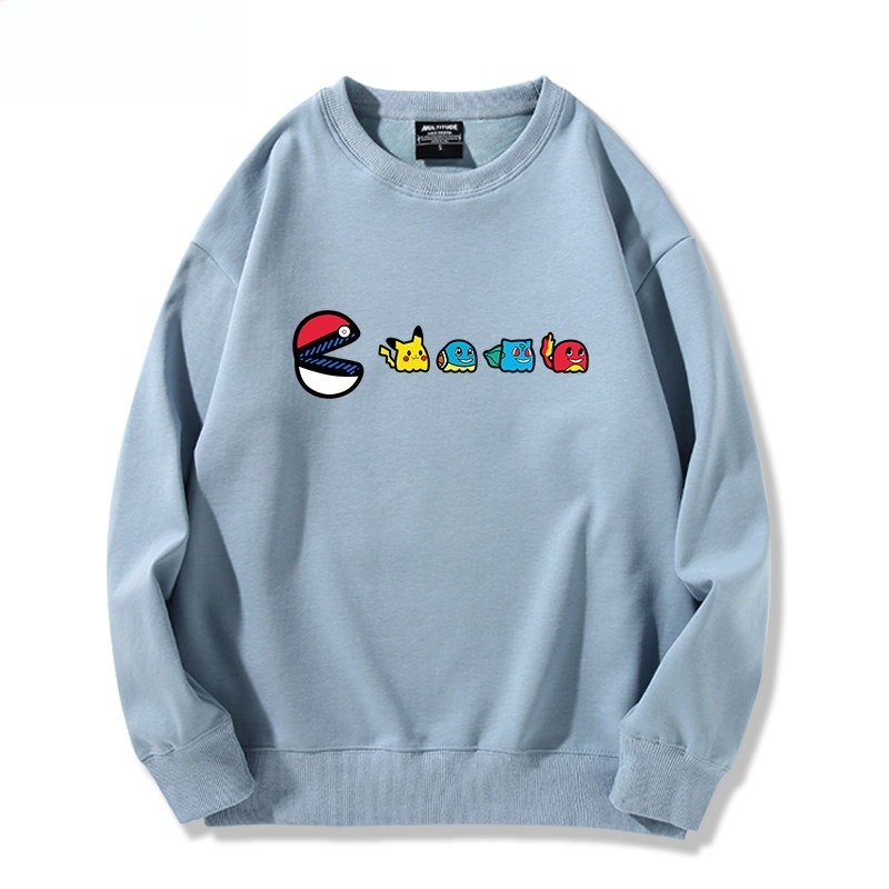 精靈寶可夢星之卡比 聯名親子情侶裝 圓領長袖