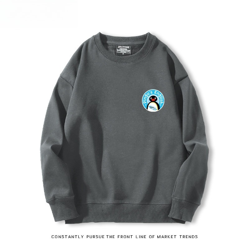 pingu 聯名親子情侶裝 圓領長袖