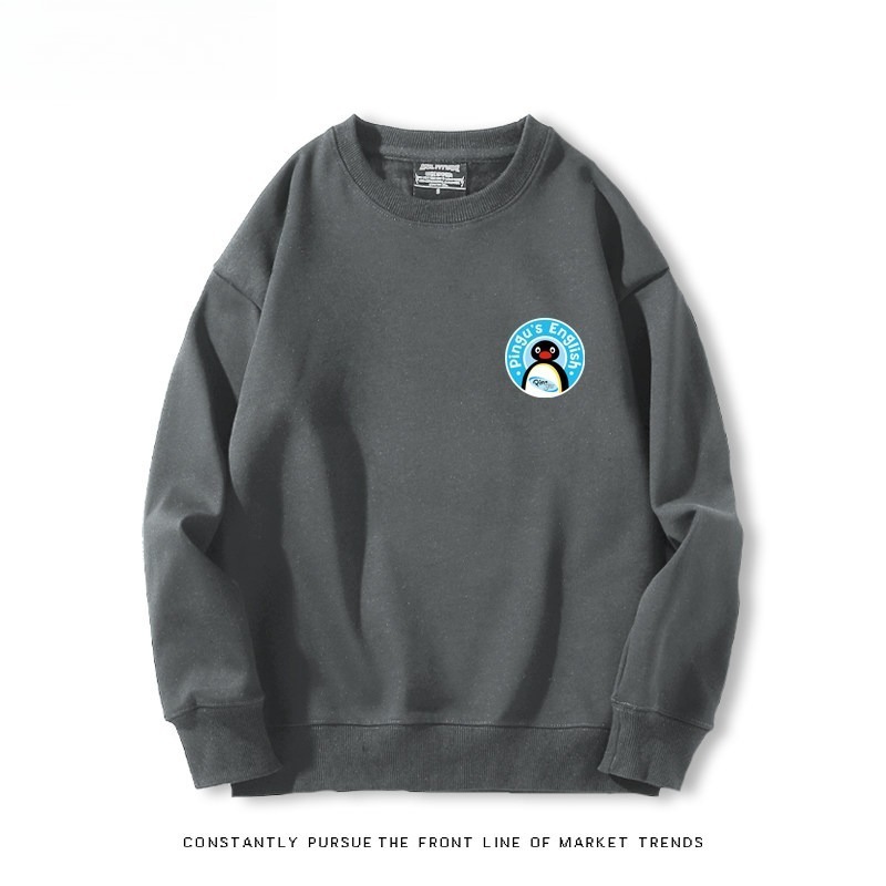 pingu 聯名親子情侶裝 圓領長袖