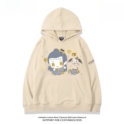 咒術迴戰 聯名衛衣2026秋冬新款親子情侶裝連帽衛衣