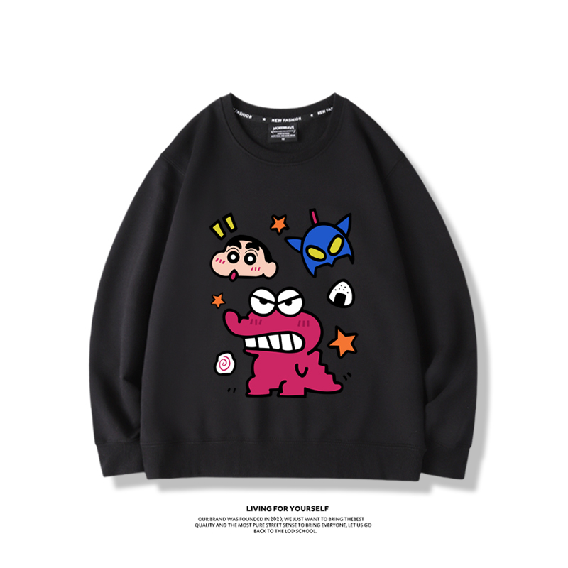 蠟筆小新2023親子情侶裝 圓領長袖