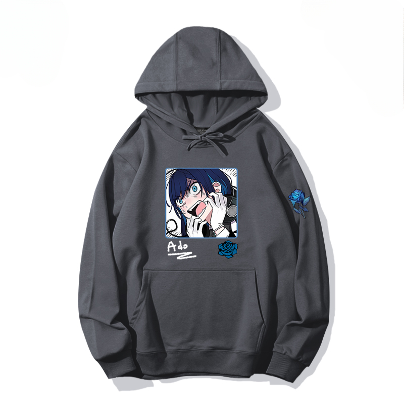 Ado歌手同人 寬鬆百搭 秋冬款 寬鬆連帽衛衣