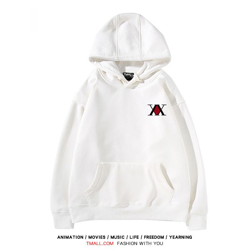 全職獵人 聯名衛衣2024秋冬新款親子情侶裝薄絨款連帽衛衣