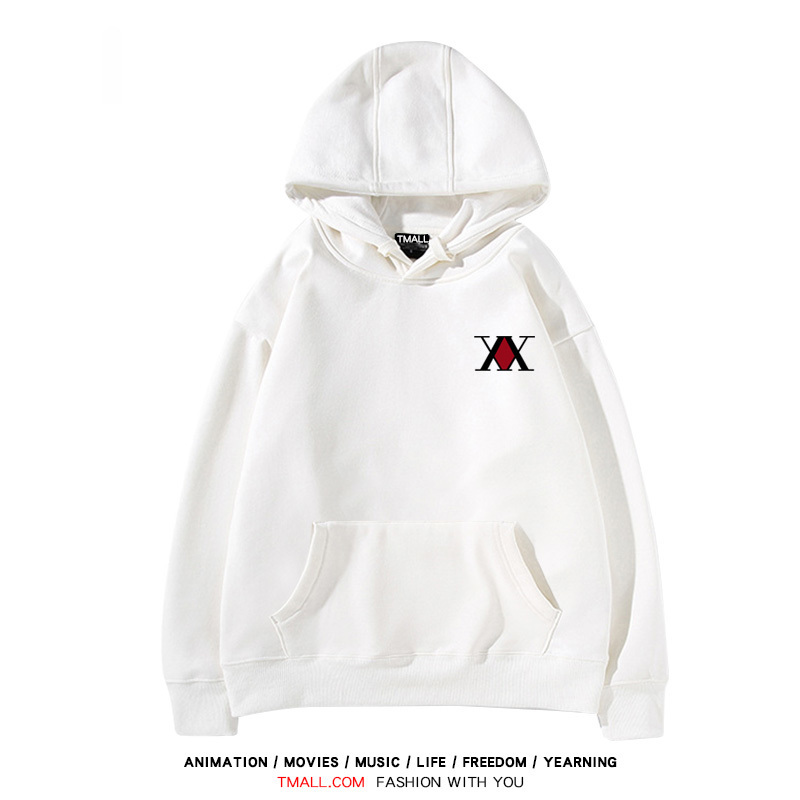 全職獵人 聯名衛衣2024秋冬新款親子情侶裝薄絨款連帽衛衣