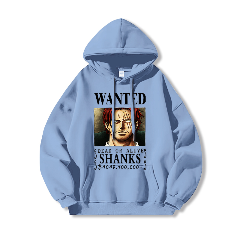 航海王 聯名衛衣2024秋冬新款親子情侶裝薄絨款連帽衛衣