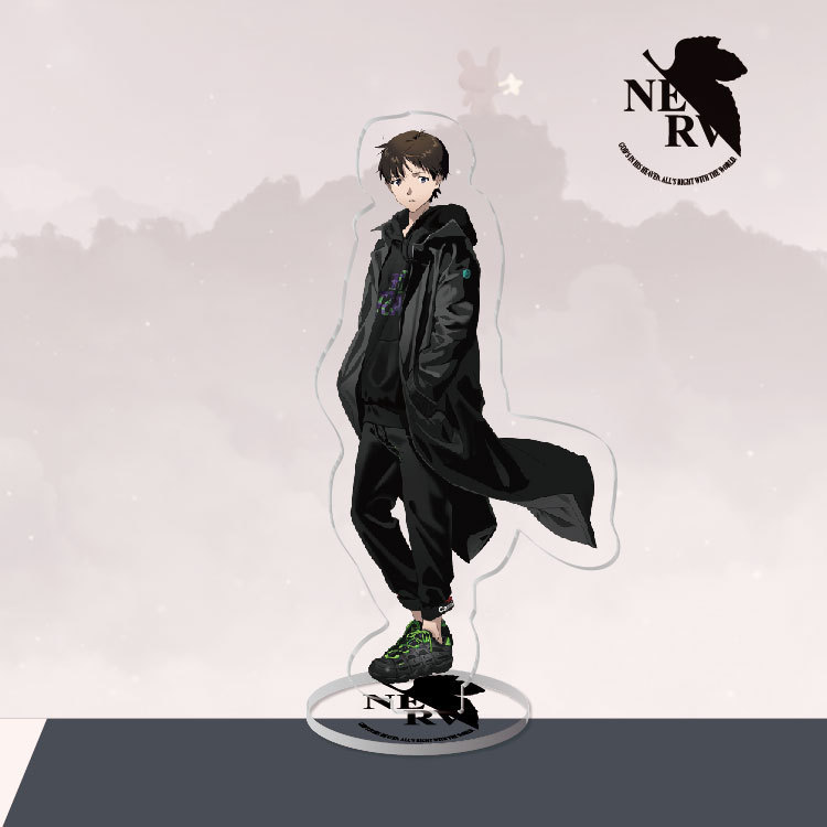 福音EVA綾波麗立牌動漫周邊亞克力鑰匙扣明日香真希波碇真嗣渚薰掛飾【單買三件起送】