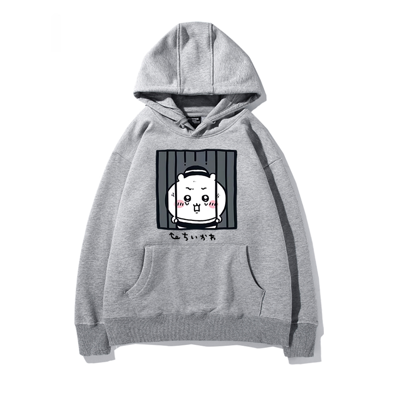 chiikawa 2024秋冬新款親子情侶裝薄絨款連帽衛衣