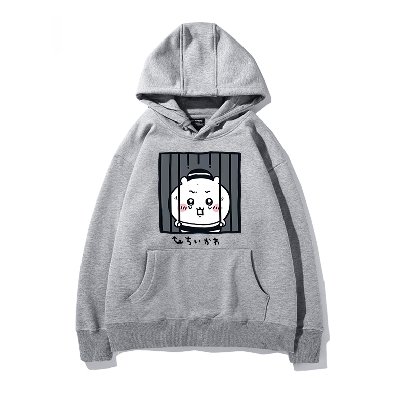 chiikawa 2024秋冬新款親子情侶裝薄絨款連帽衛衣