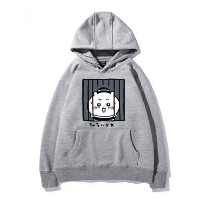 chiikawa 2024秋冬新款親子情侶裝薄絨款連帽衛衣