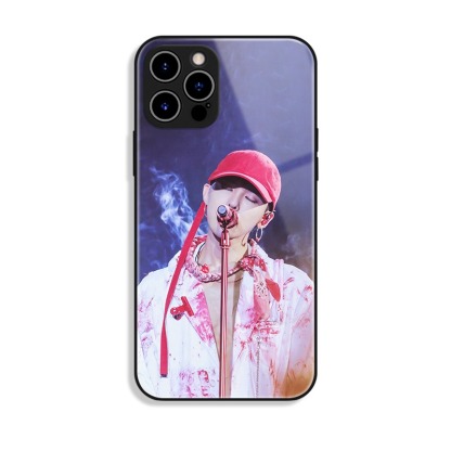 GD權志龍新款高清全包防摔玻璃殼