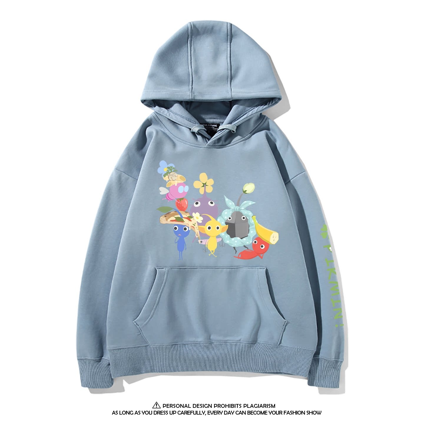 皮克敏PIKMIN4聯名衛衣新款 親子情侶裝連帽衛衣