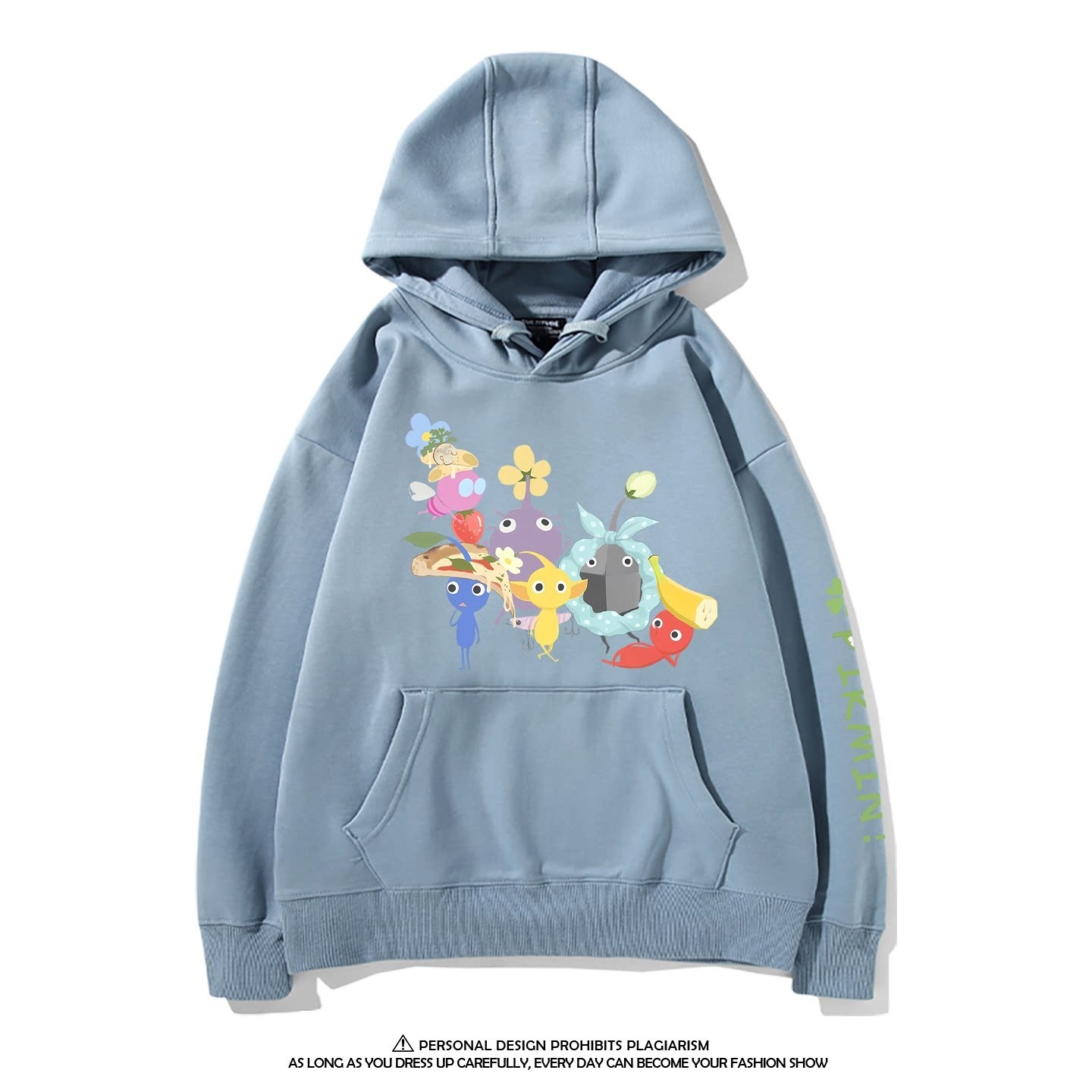 皮克敏PIKMIN4聯名衛衣新款 親子情侶裝連帽衛衣