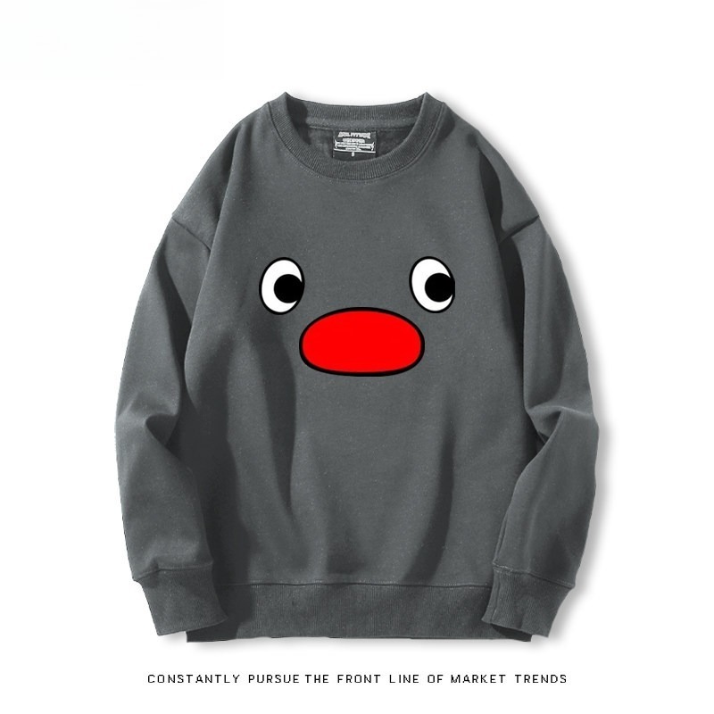 pingu 聯名親子情侶裝 圓領長袖