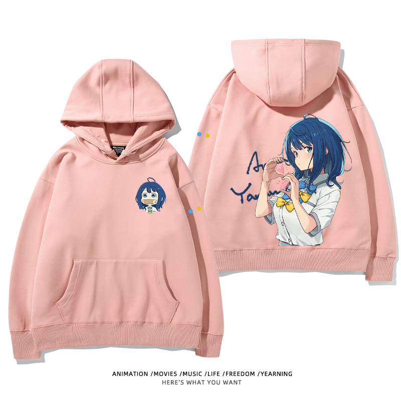 敗犬女主也太多了聯名衛衣2024秋冬新款親子情侶裝薄絨款連帽衛衣