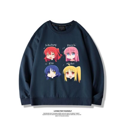 孤獨搖滾2023親子情侶裝 圓領長袖