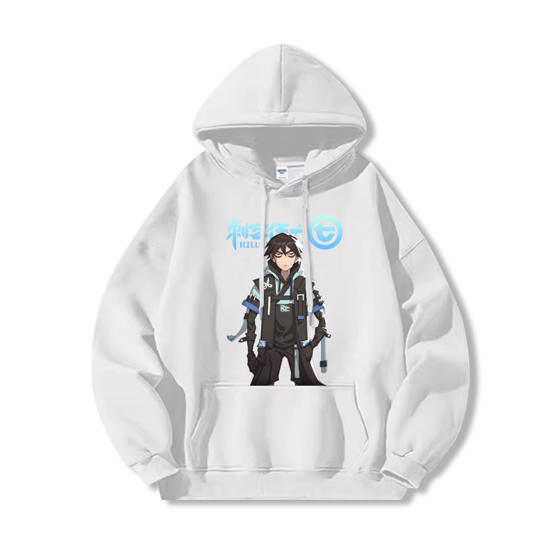 刺客伍六七 2025秋冬新款親子情侶裝薄絨款連帽衛衣