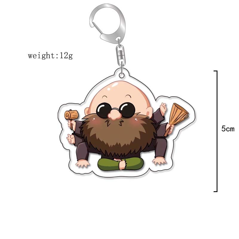 魔女宮崎千尋無臉幽靈貓城堡亞力克立牌周邊鑰匙扣掛飾【單買三件起送】