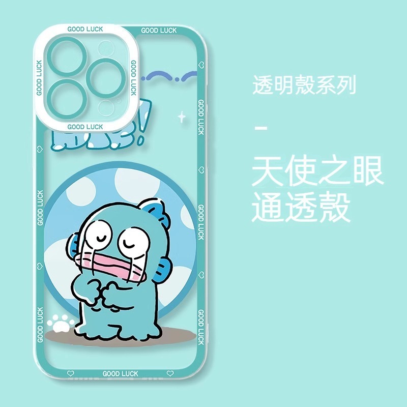 蘋果 系列人魚漢頓天使眼透明防摔軟殼