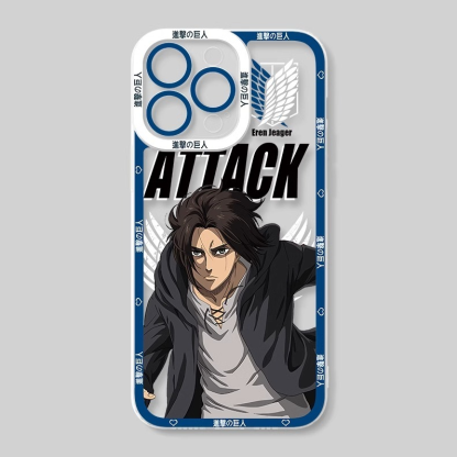 蘋果 系列進擊的巨人天使眼透明防摔軟殼