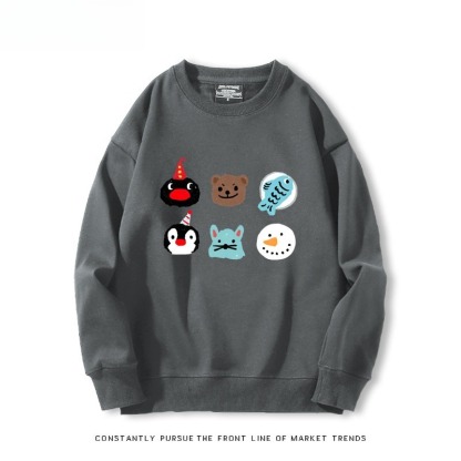 pingu 聯名親子情侶裝 圓領長袖