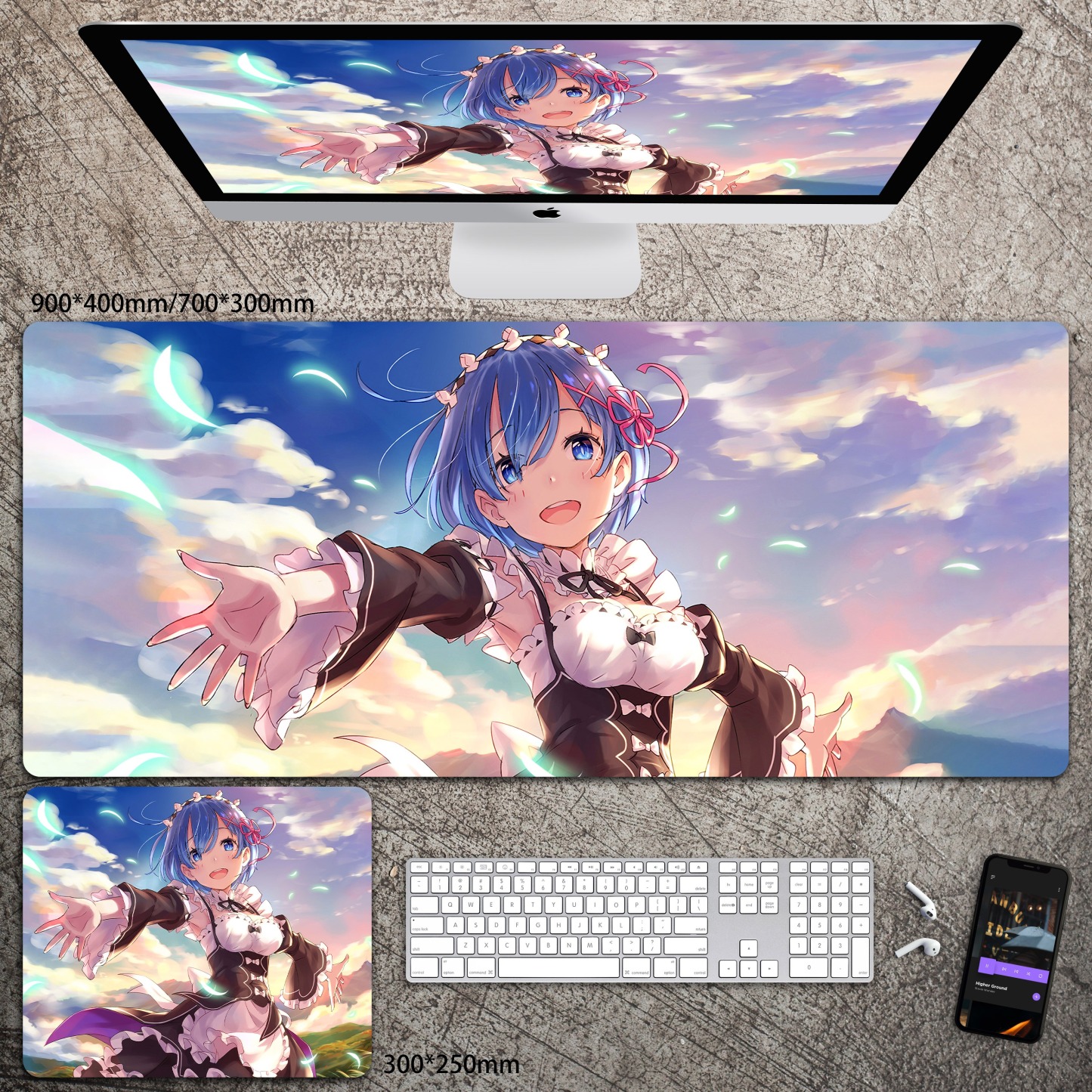 動漫系列 主題桌墊 布質滑鼠墊