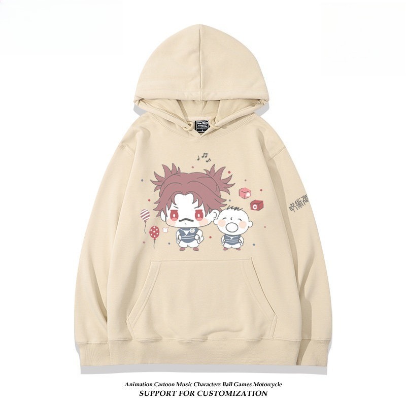 咒術迴戰 聯名衛衣2026秋冬新款親子情侶裝連帽衛衣