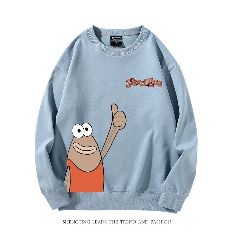 海綿寶寶比奇堡的居民們聯名親子情侶裝 圓領長袖