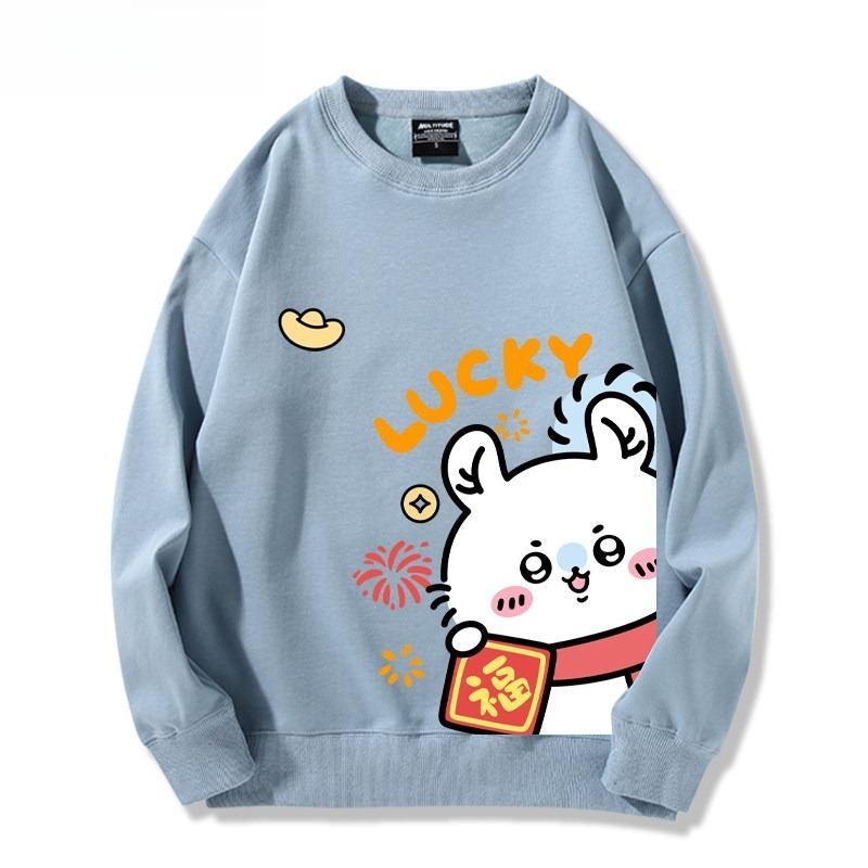 Chiikawa 聯名親子情侶裝 圓領長袖