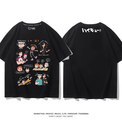 排球少年 2024親子情侶男女同款 純棉T恤