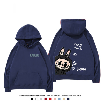 labubu新款 寬鬆百搭 秋冬款 寬鬆連帽衛衣