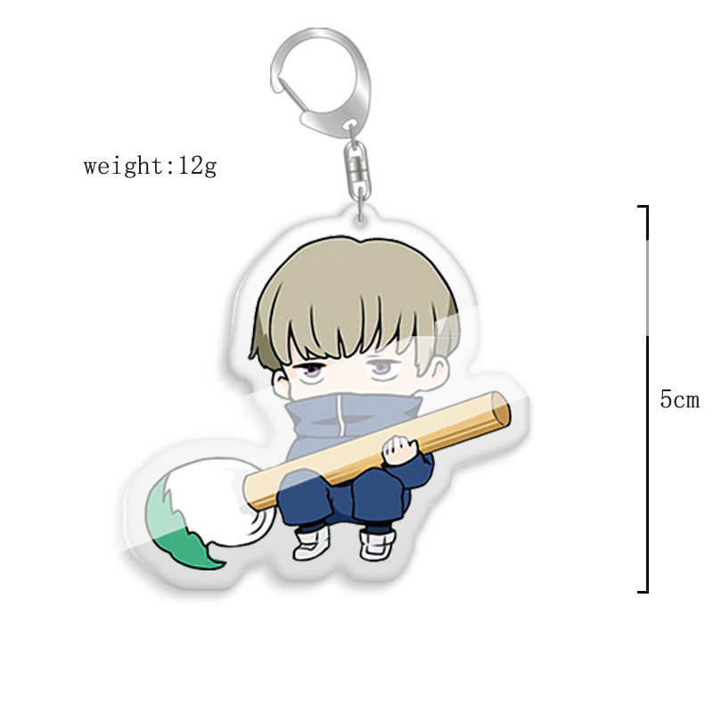 鑰匙扣咒術迴戰伏黑惠五條悟虎杖野薔薇熊貓雙面亞克力掛飾【單買三件起送】