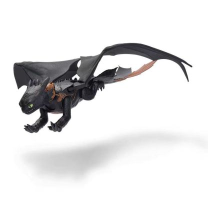 正版馴龍高手終極聲光模型 | 無牙仔 & 夜煞龍 | 聲光龍玩具收藏品