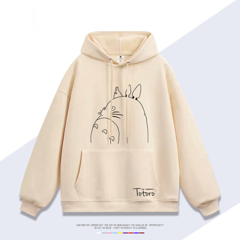 龍貓 聯名衛衣2025秋冬新款 親子情侶裝連帽衛衣