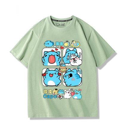 貓貓蟲咖波 2024親子情侶男女同款 T恤