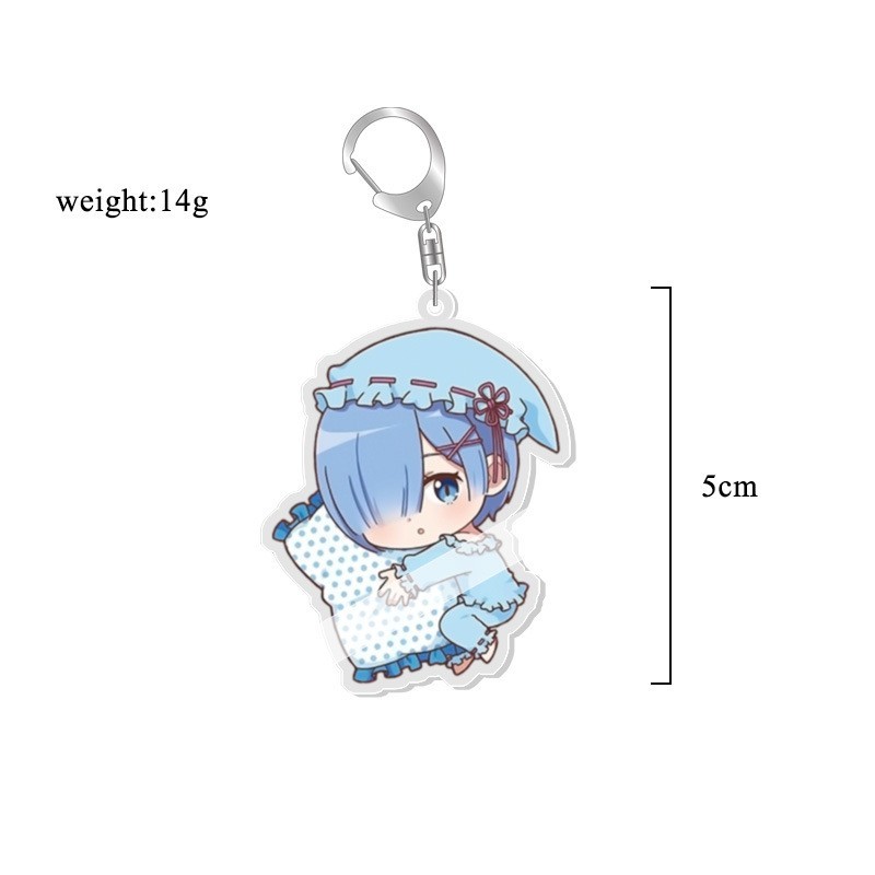 Re：從零開始的異世界生活拉姆雷姆艾米莉亞亞力克鑰匙扣掛飾【單買三件起送】