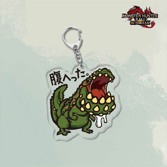 Monster Hunter Rise怪物獵人崛起滅盡龍雪鬼獸冰狼亞力克鑰匙扣掛飾【單買三件起送】