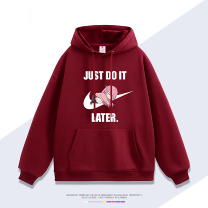 孤獨搖滾 聯名衛衣2024秋冬新款親子情侶裝薄絨款連帽衛衣