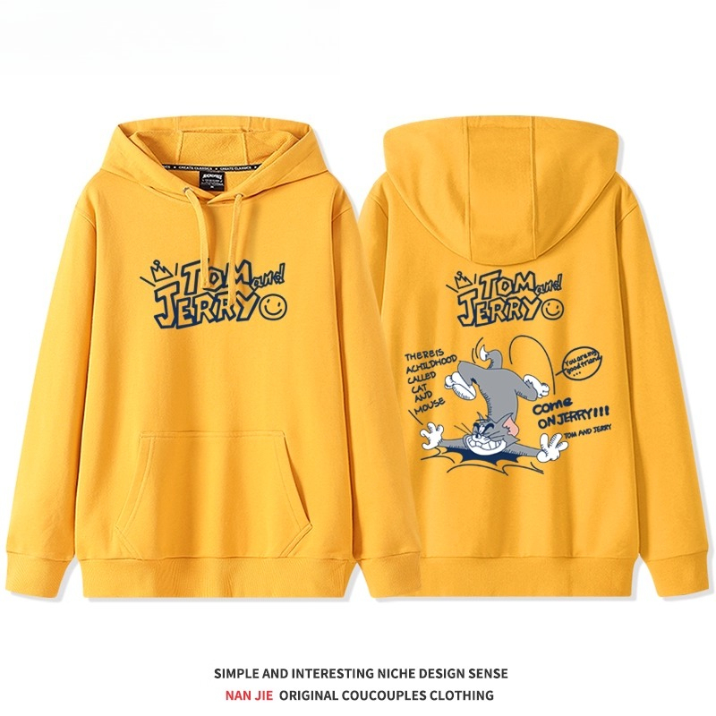 貓和老鼠 聯名衛衣2025秋冬新款 親子情侶裝連帽衛衣