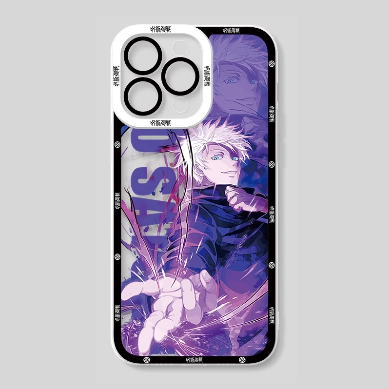 蘋果 系列咒術迴戰天使眼透明防摔軟殼