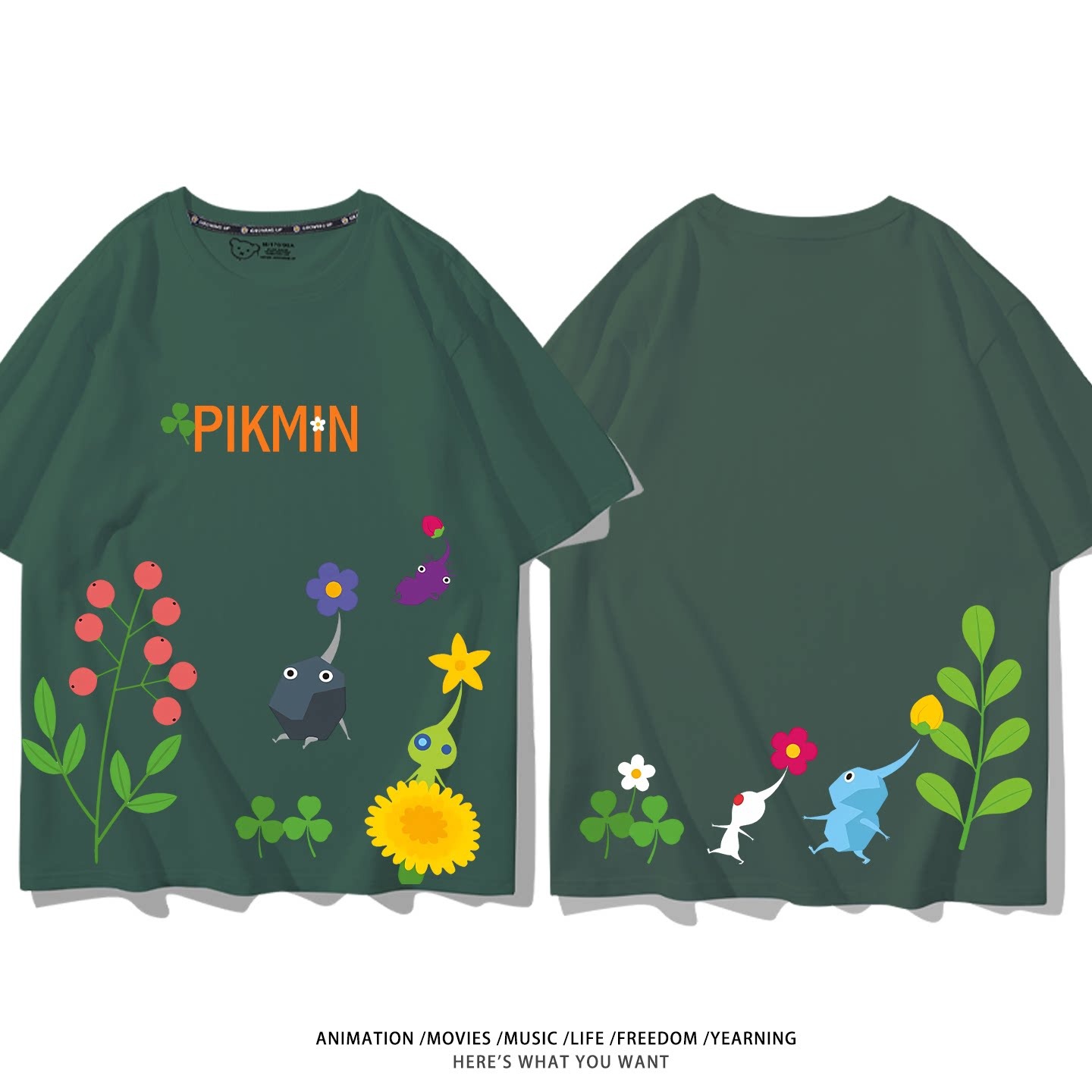 皮克敏PIKMIN4 印花短袖T恤