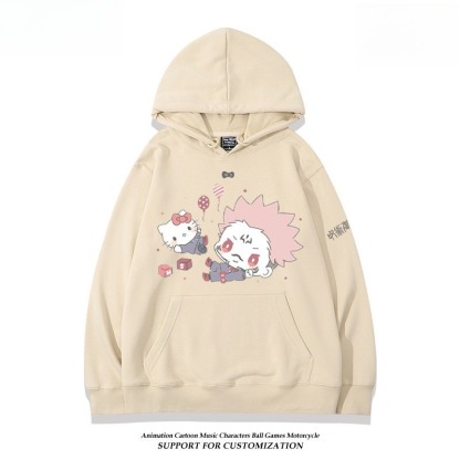 咒術迴戰 聯名衛衣2026秋冬新款親子情侶裝連帽衛衣