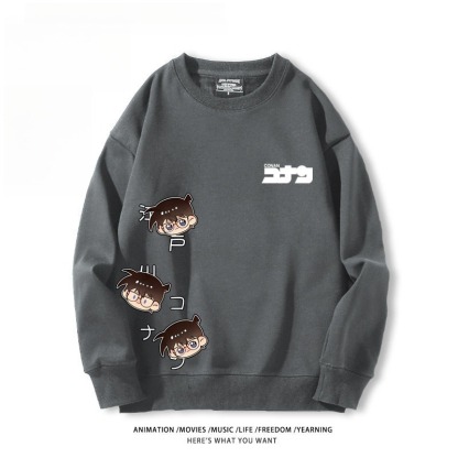 名偵探柯南 聯名親子情侶裝 圓領長袖