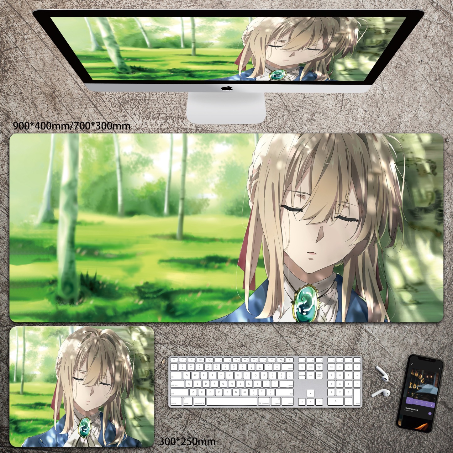 動漫系列 主題桌墊 布質滑鼠墊