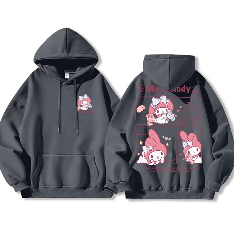 三麗鷗 聯名衛衣2025秋冬新款親子情侶裝連帽衛衣