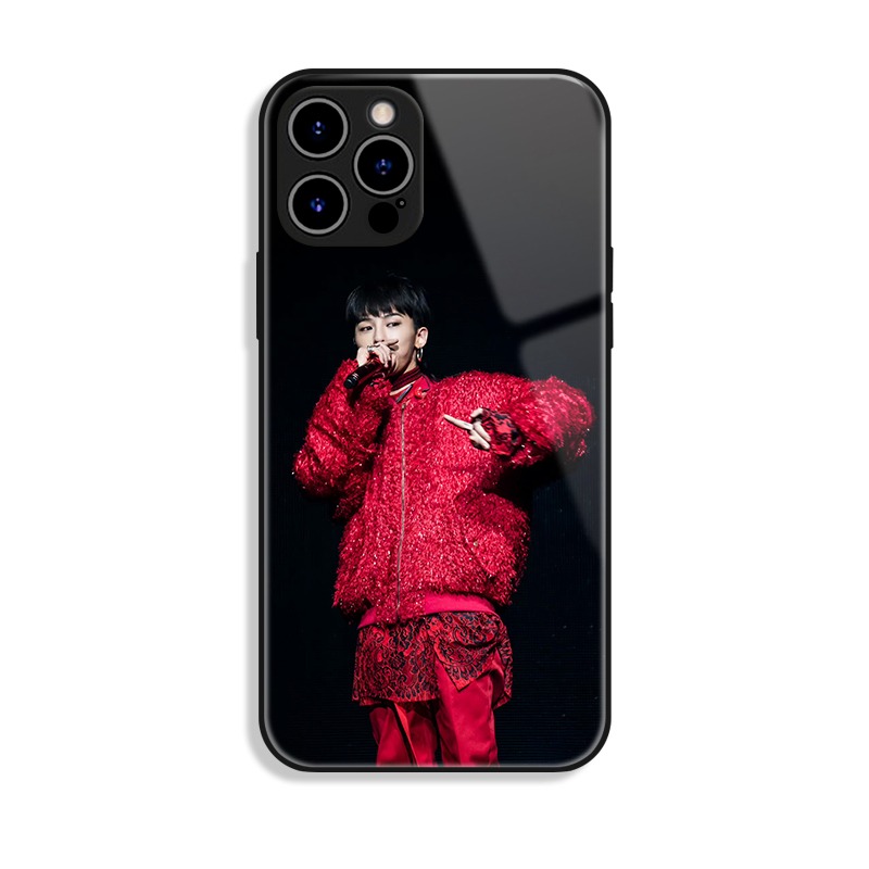 GD權志龍新款高清全包防摔玻璃殼