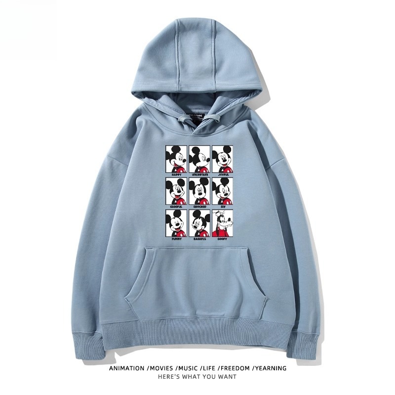 米老鼠米奇米妮 聯名衛衣2025秋冬新款親子情侶裝連帽衛衣